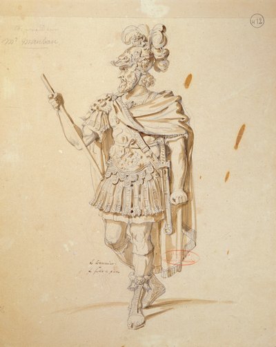 Costume design for the role of 